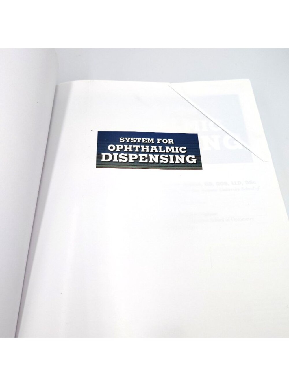 System For Ophthalmic Dispensing 3rd Ed Brooks Borish Optician Textbook - Picture 5 of 15
